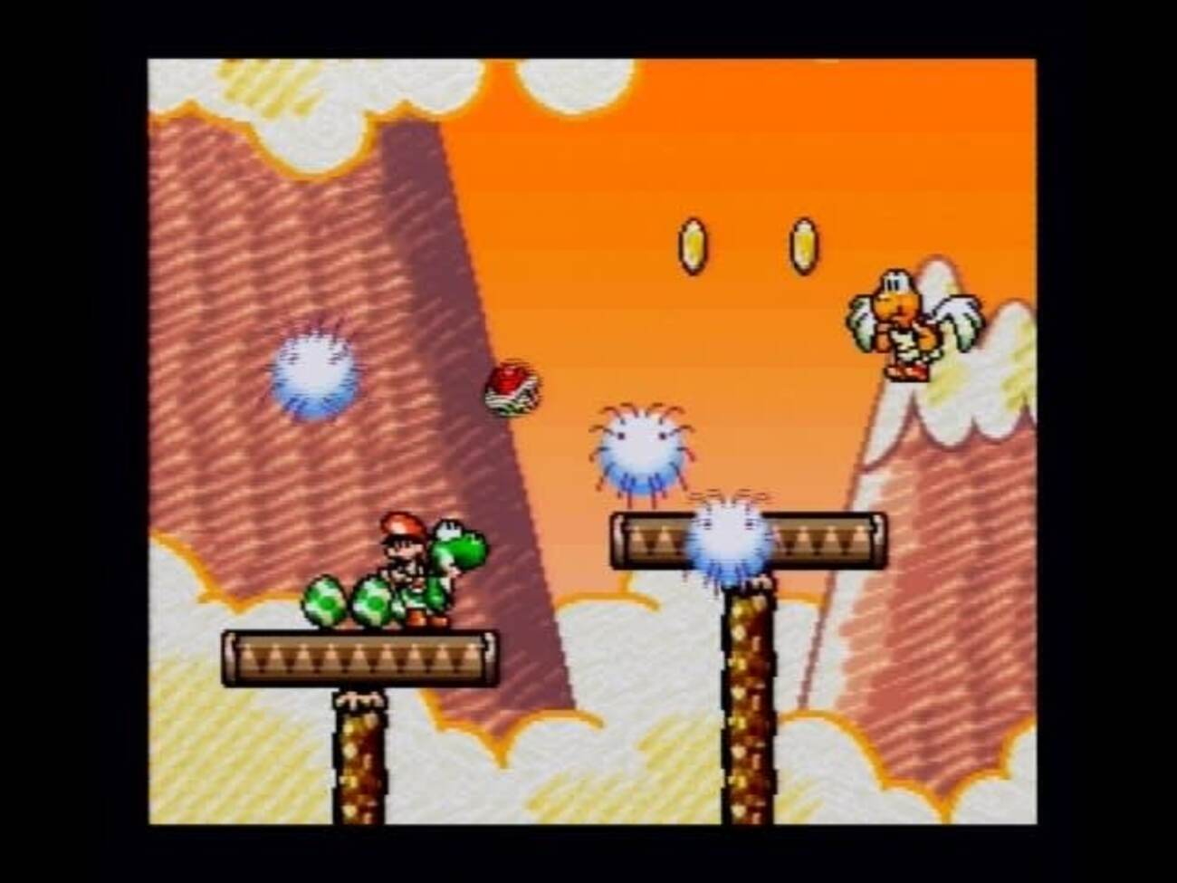 初めてのヨッシーアイランド 4－1 マリオでGO！GO！ - yuchanレトロ