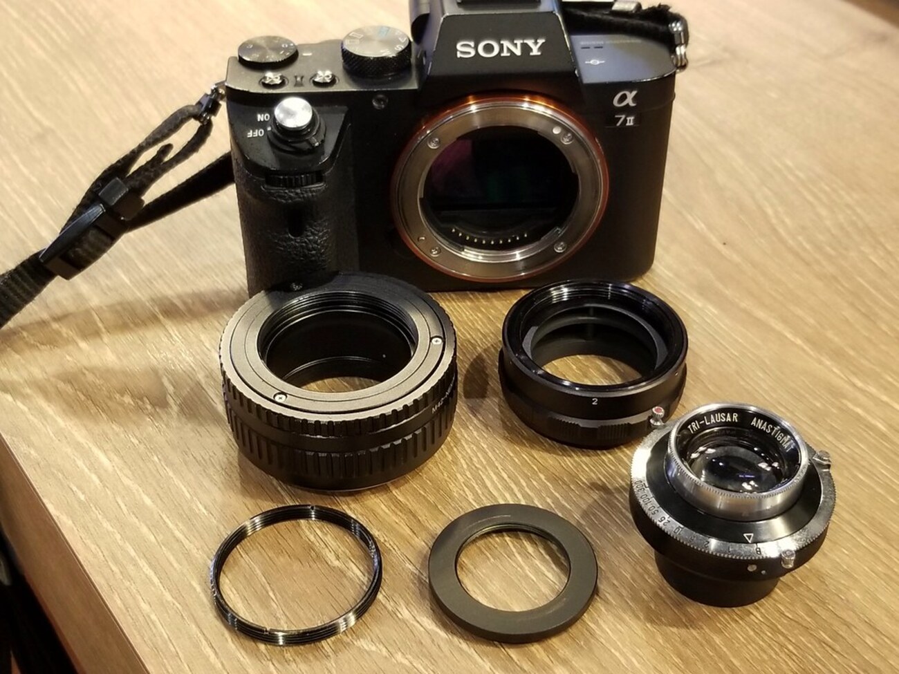 オールドレンズ】富岡光学Tri-Lauser 8cm F3.5マウント改造【α7II