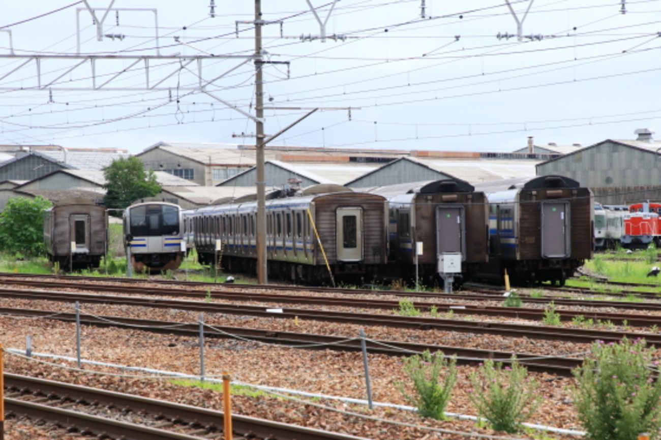 長野総合車両センター廃車置場の現在 - ガタゴト日誌