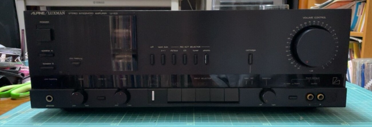 ALPINE/LUXMAN 真空管ハイブリッドプリメインアンプ LV-103 ALPINE 