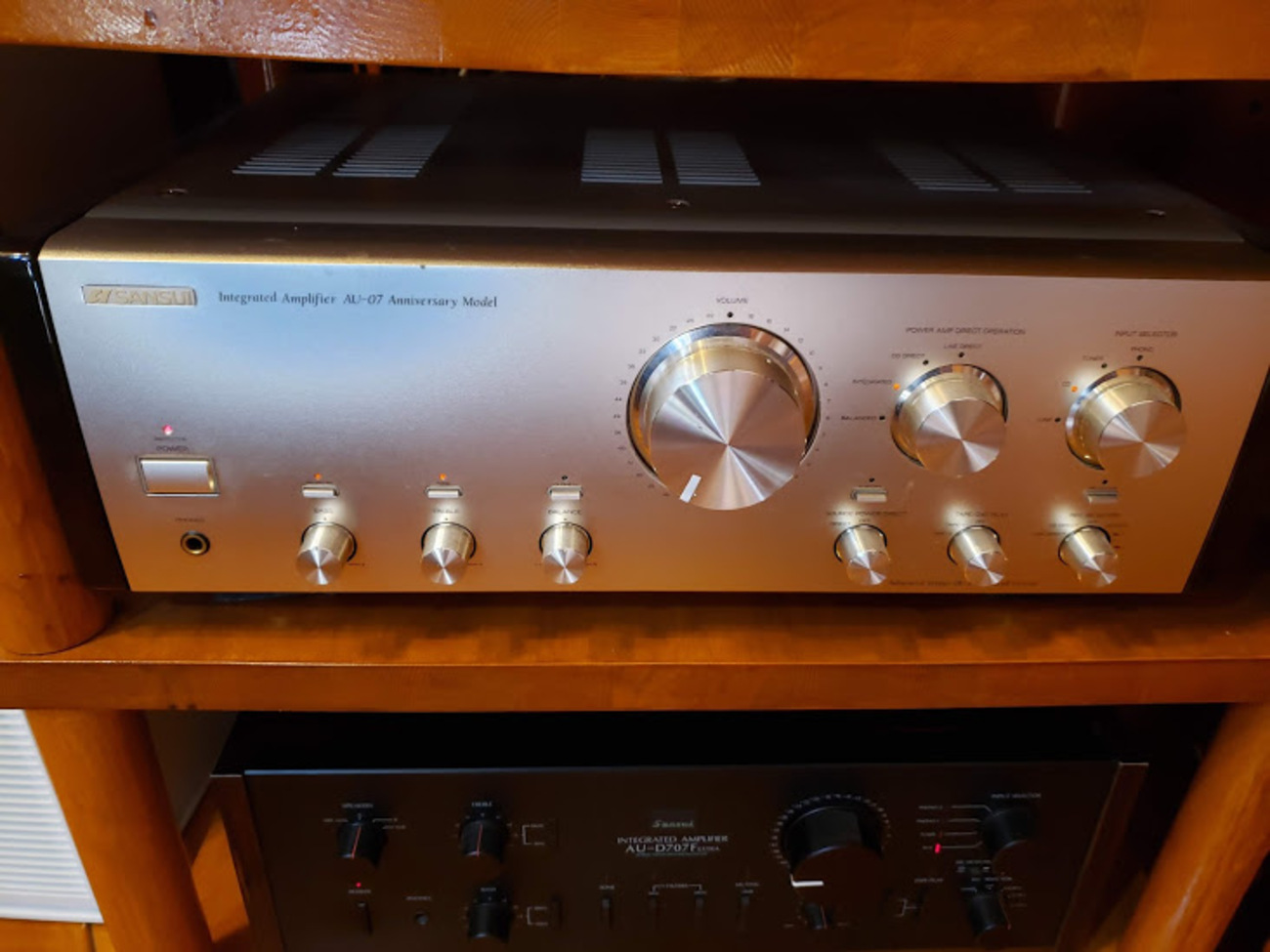 オーディオ遍歴 09 プリメインアンプ SANSUI AU-07 Anniversary Model 