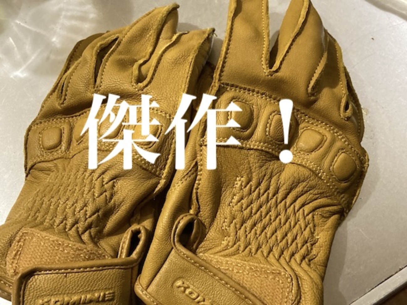 コミネ(KOMINE) バイク用 グローブ ヴィンテージショートレザーグローブ ブラック XL GK-161 971 春夏秋向け 本革