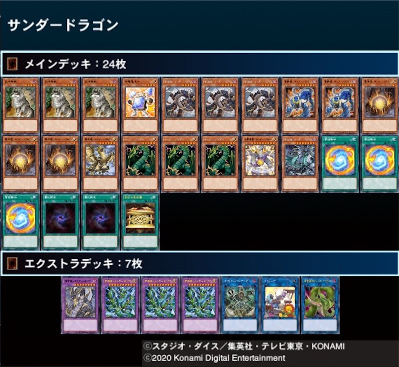 遊戯王 恐竜サンドラデッキ(純サンドラパーツ付き) 遊戯王 サンダー 