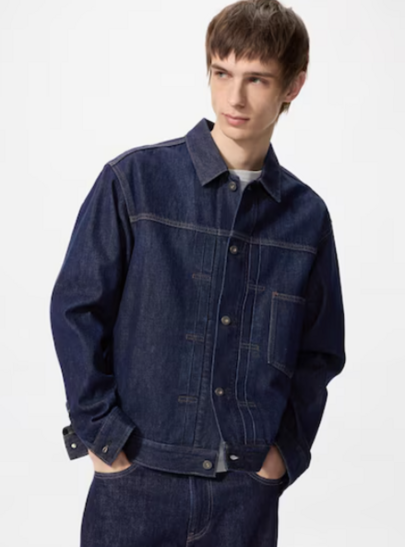 大戦モデル風を“普段着価格”で】ユニクロ新作「デニムトラッカー