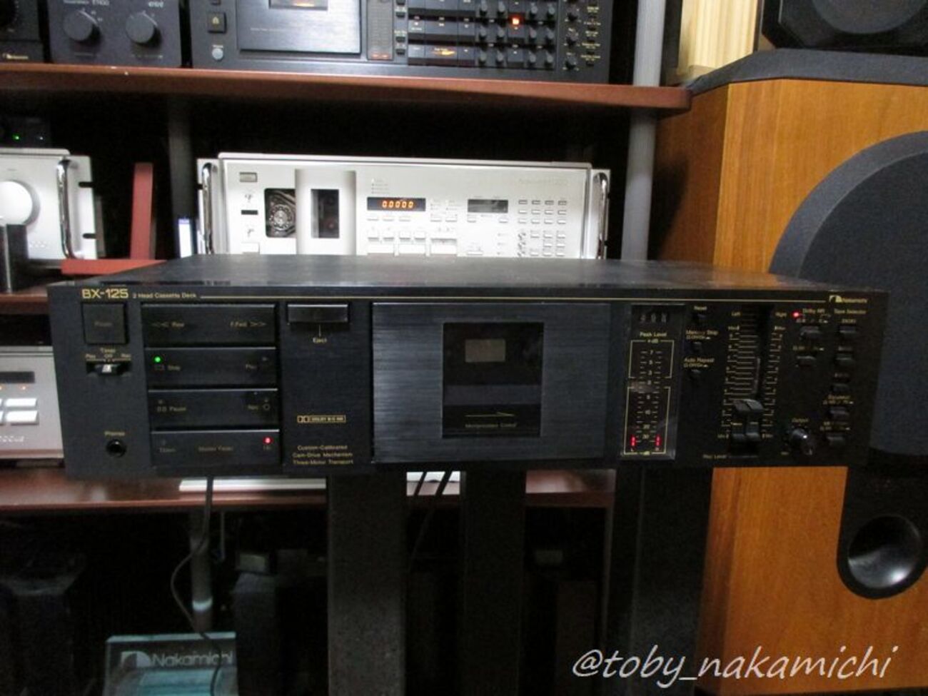本日の作業(2024/07/06、ナカミチBX-125) - toby_Nakamichi