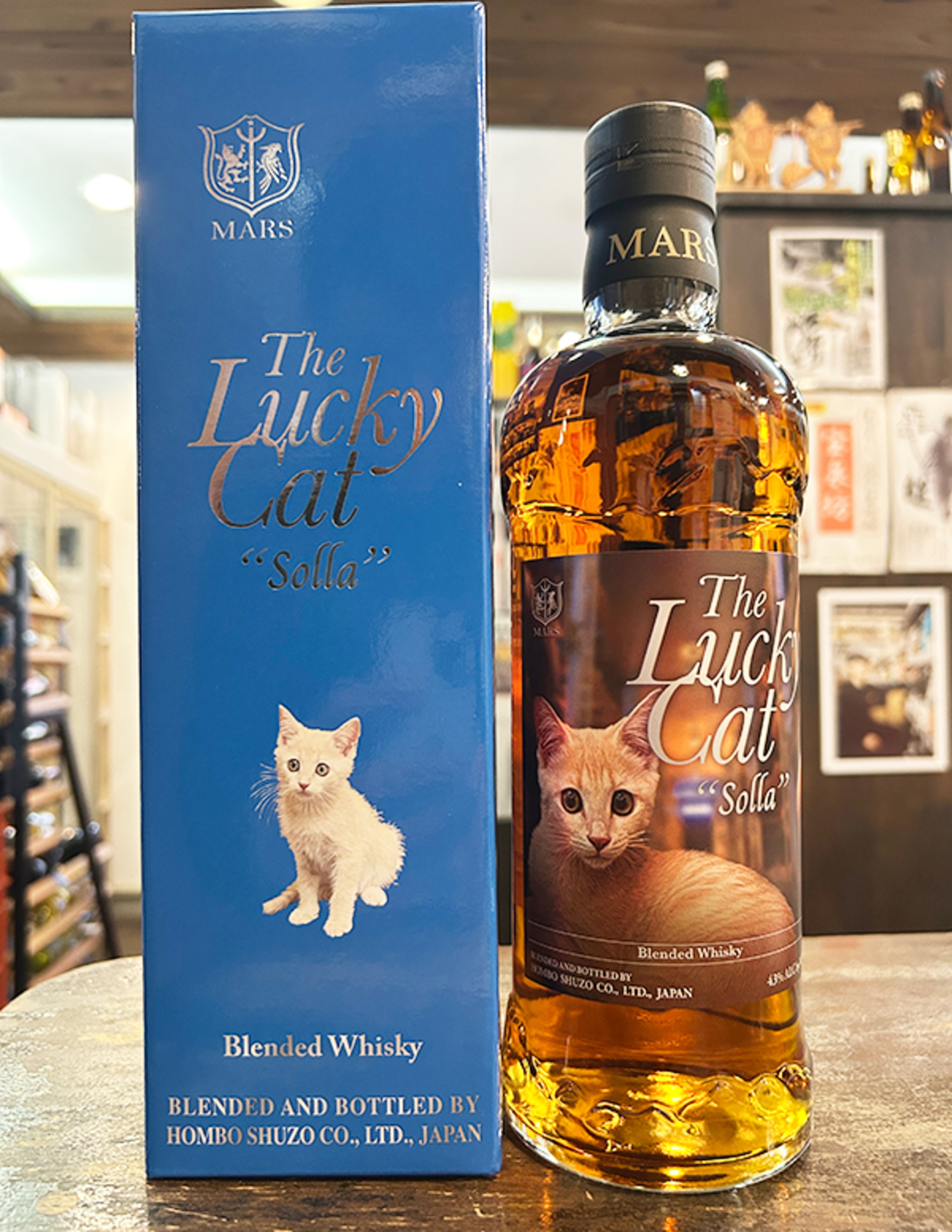 本坊 The Lucky Cat Solla マルスウイスキー【限定】 - こんぶろ-高知 