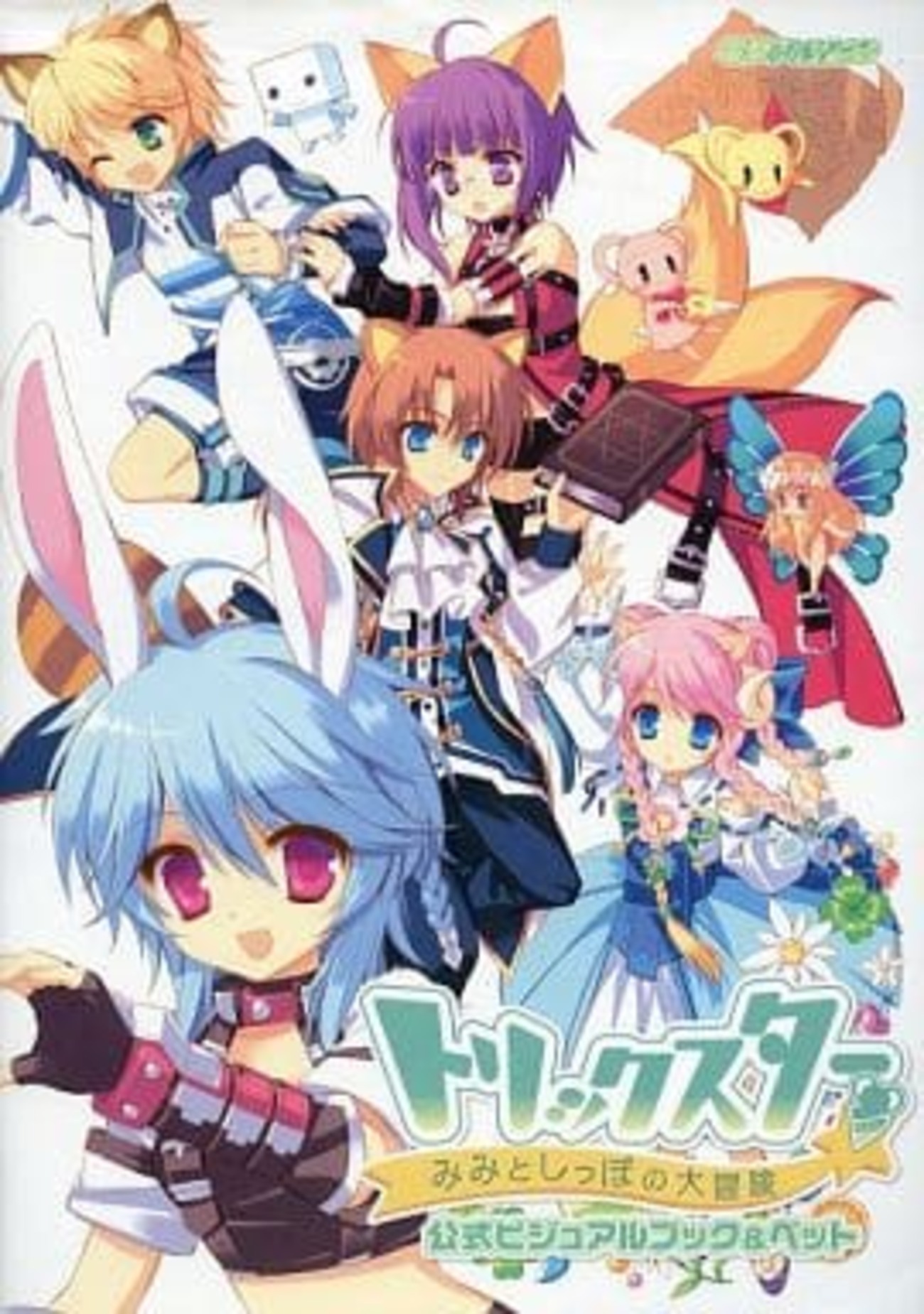 今オンラインゲームのトリックスターの公式ビジュアルブックにとんでも