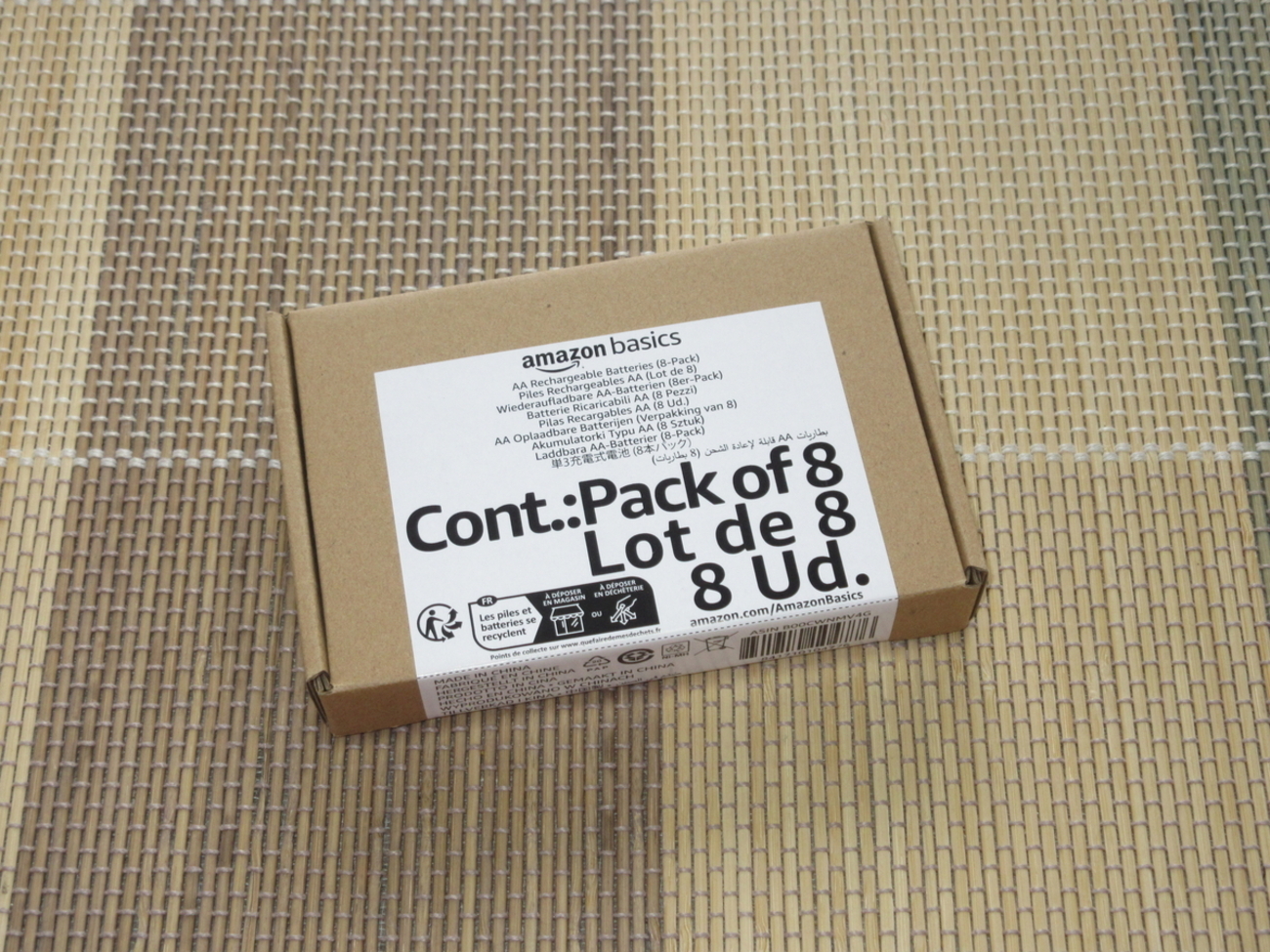 Amazon Basics のニッケル水素電池「HR-3UTG-AMZN」を買ってみた