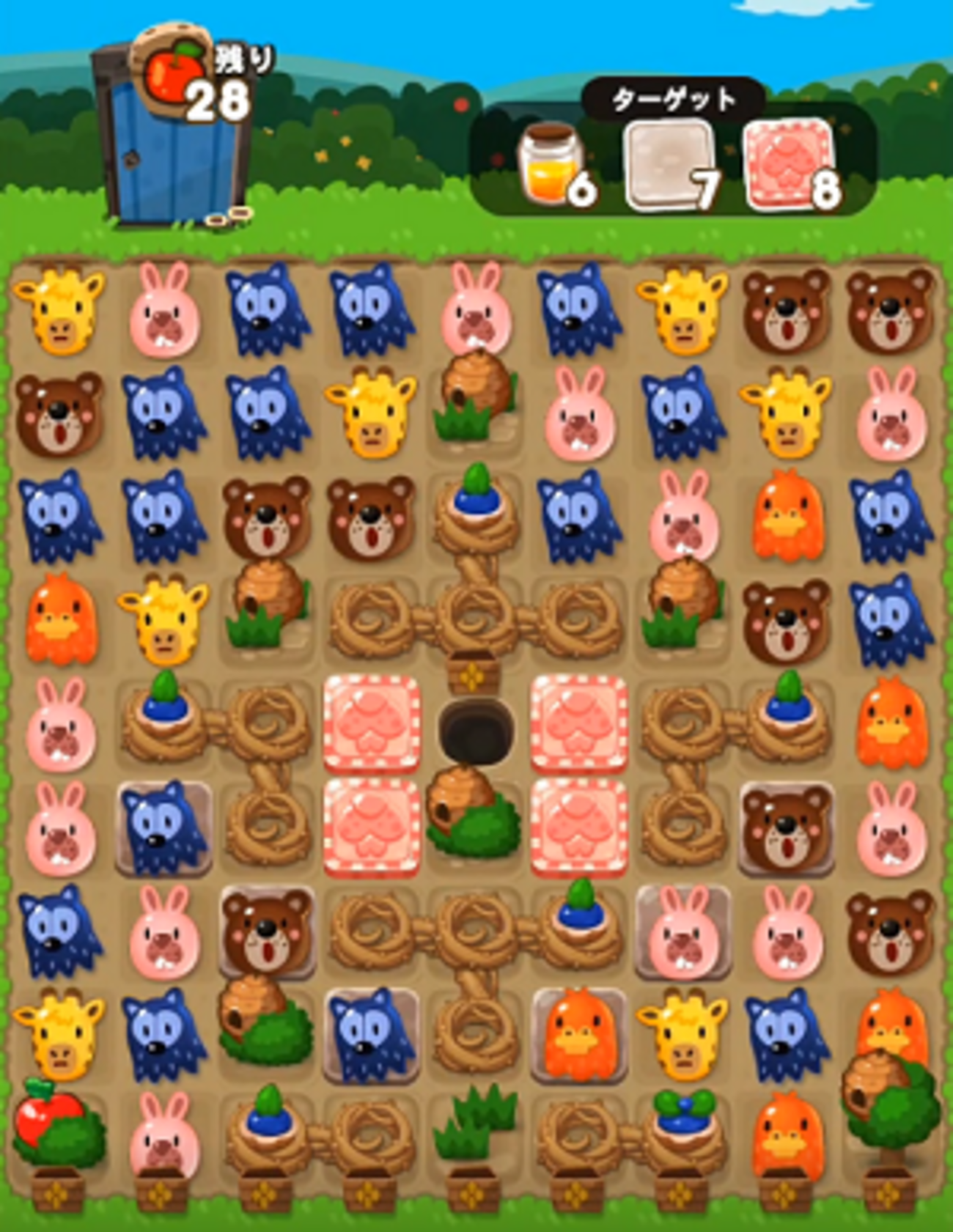 LINE ポコポコ』攻略・ステージ955のコツ＆白花・星花クリア動画