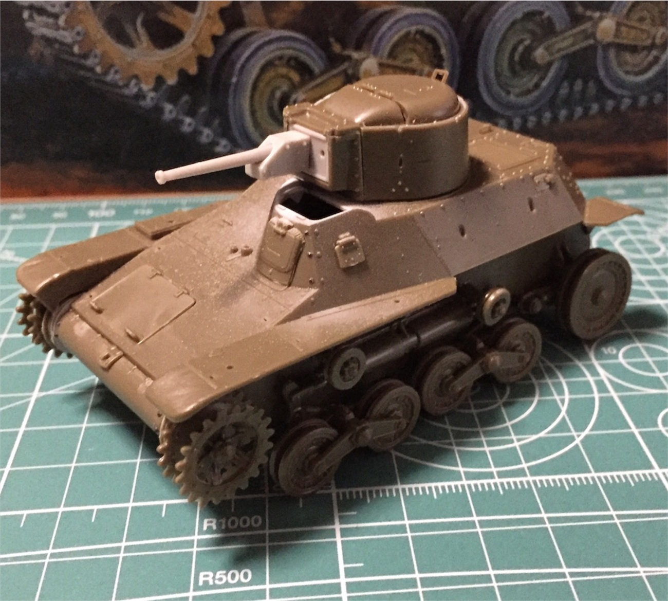 ファインモールド 1/35 九七式軽装甲車テケ (ガールズ&パンツァー