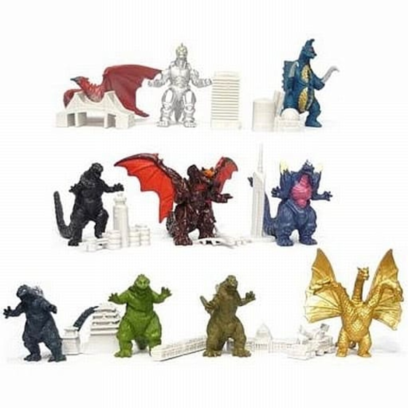 今トレーディングフィギュア 全10種セット 「ゴジラ王国」にいい感じで 
