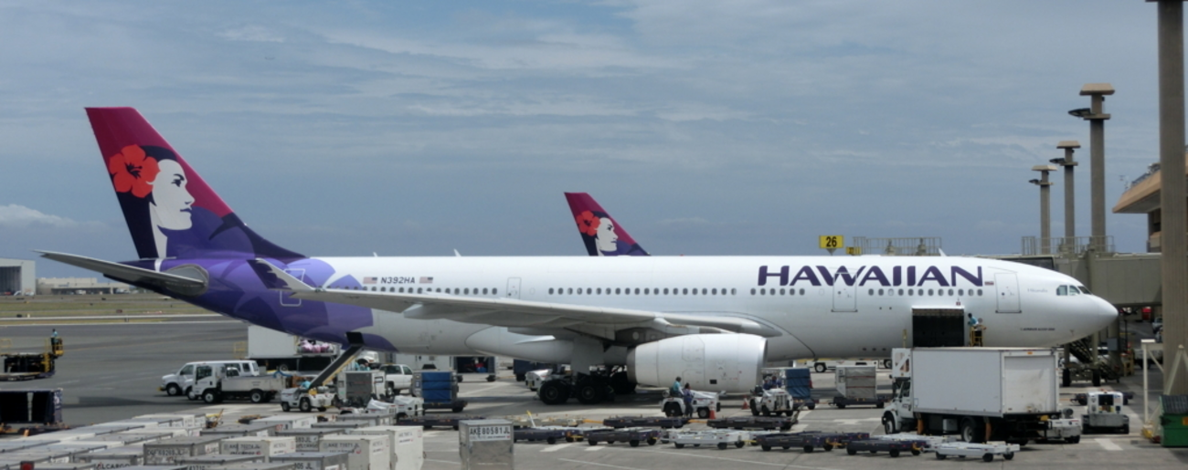 ハワイアン航空マグカップ 2客 羽田ーホノルル便就航  ハワイアンエアライン ハワイアン航空マグカップ 2客 羽田ーホノルル便就航 ハワイアン