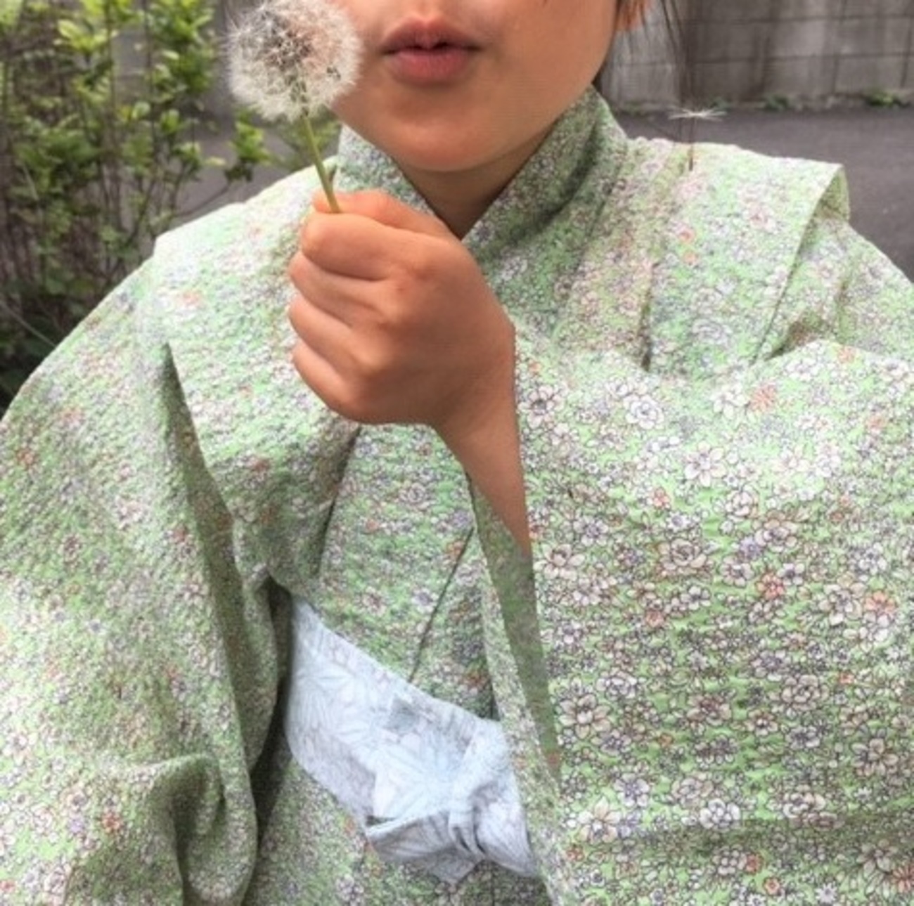 2019年の手作りリップル浴衣はワンピース感覚の生地で。親子リンク浴衣で素敵なカフェにお出かけしたい♪ -  着物好きが育てたら、着物好きな娘になったので…