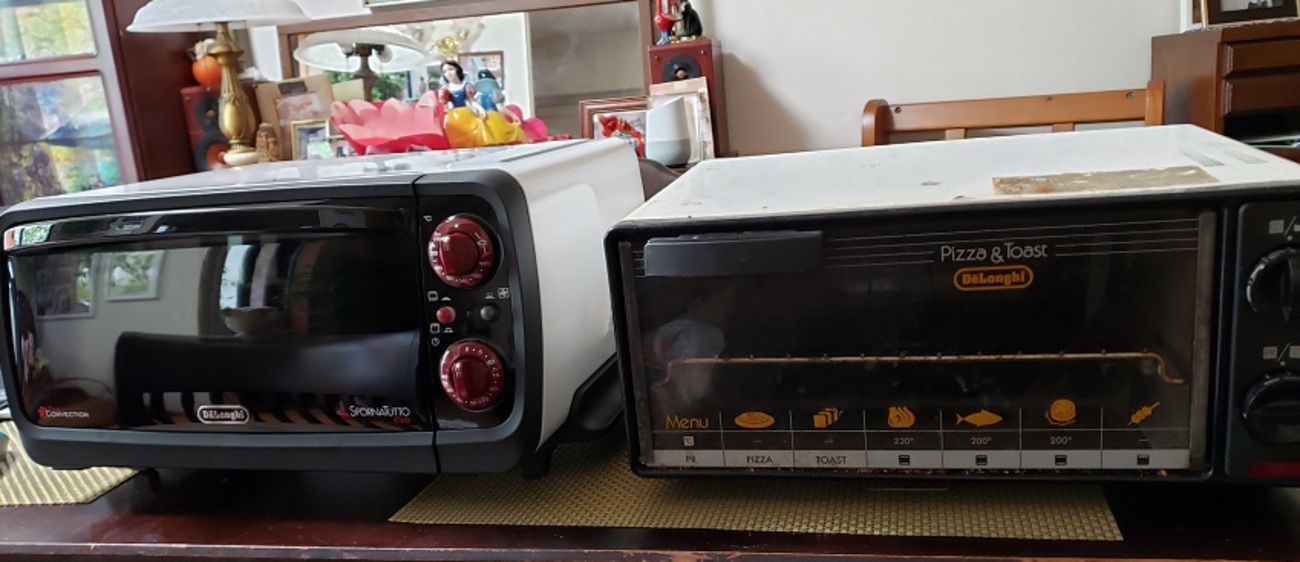 デロンギの新型コンベクションオーブンに買い替え～トーストの焼き具合 
