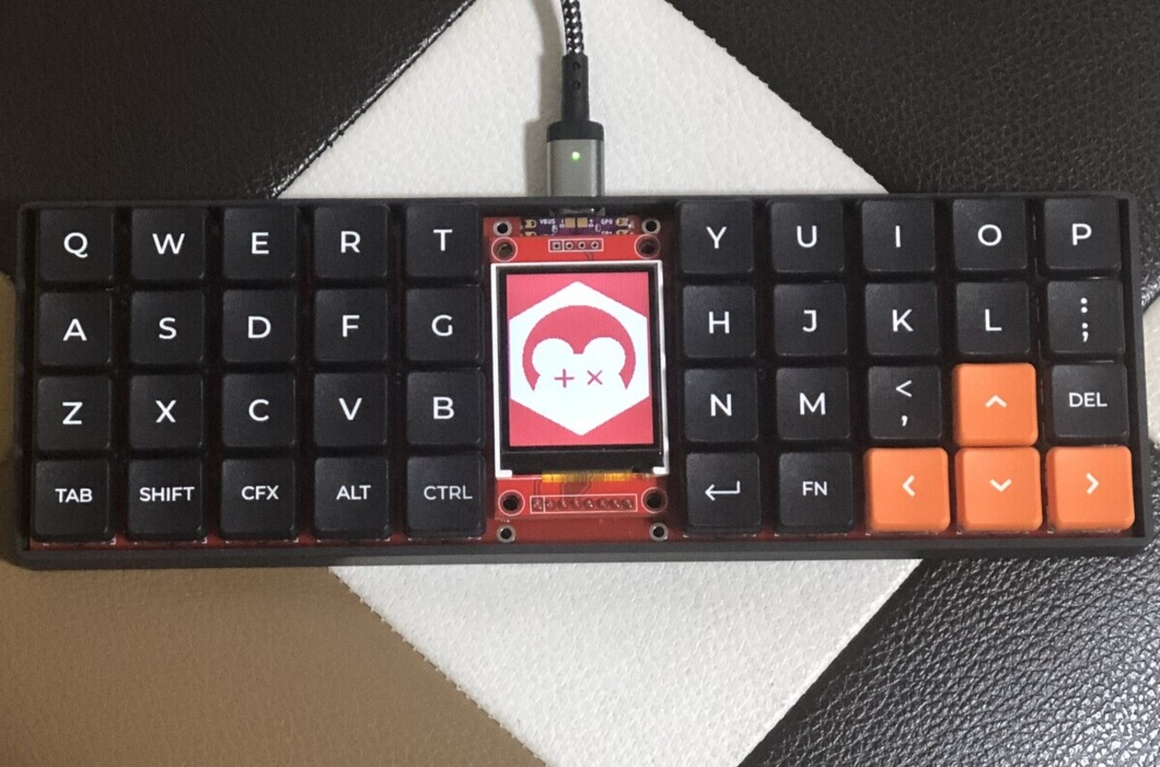 オープンソースのキーボード 『keezyboost40』を組立てました 