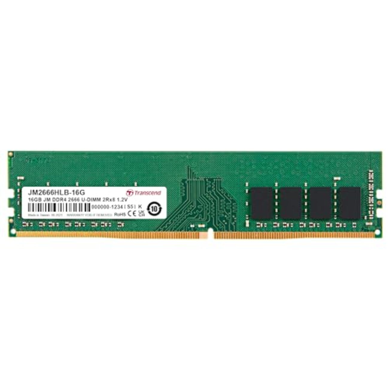 【動作保証】DDR4-2666 16GB(8GB×2) Transcend Transcend 16GB DDR4-2666メモリ レビュー：コスパ最強？ Crucial製と