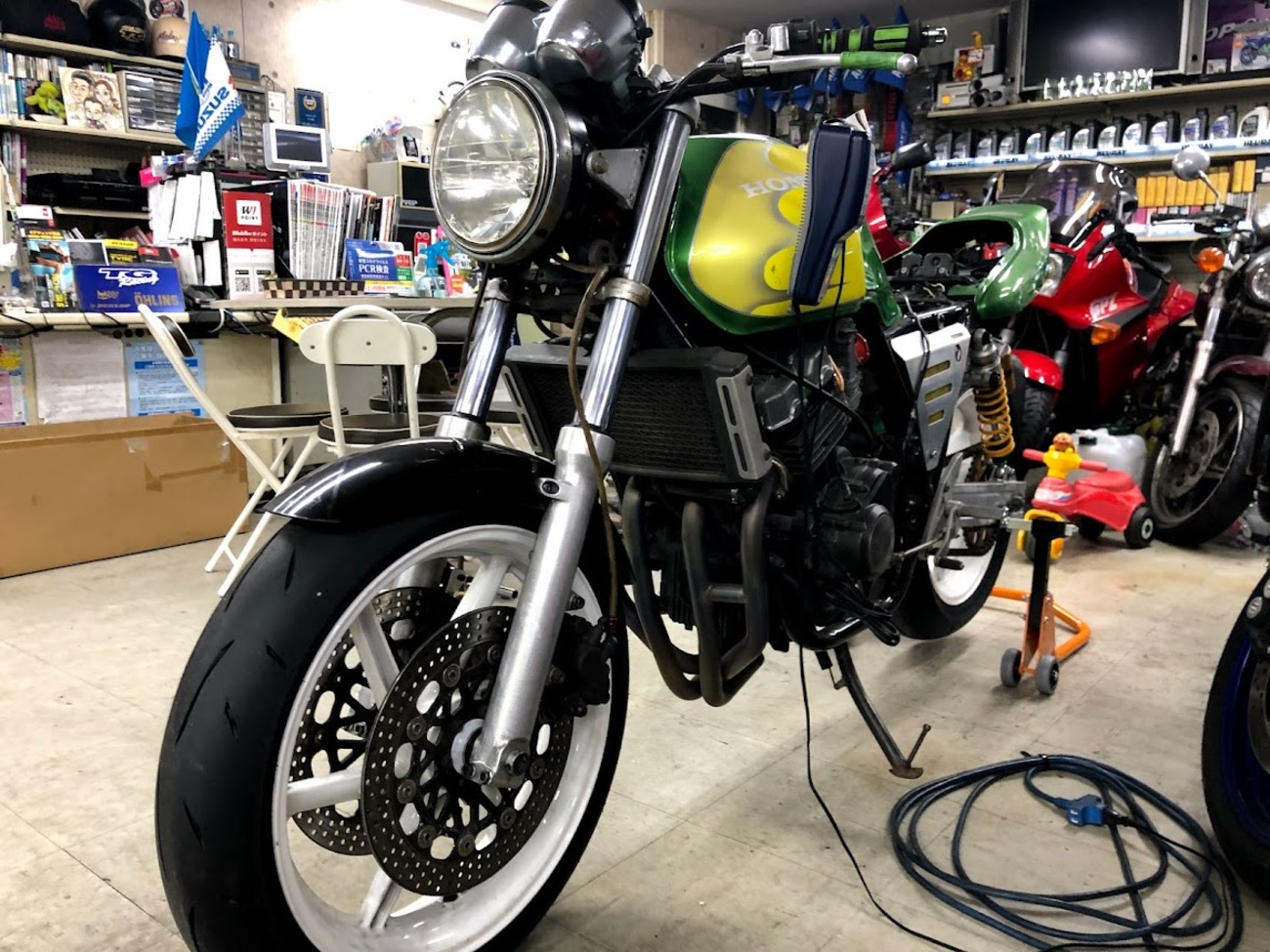 CB400SF【NC31】（Fブレーキ廻り交換） - moto shop TG