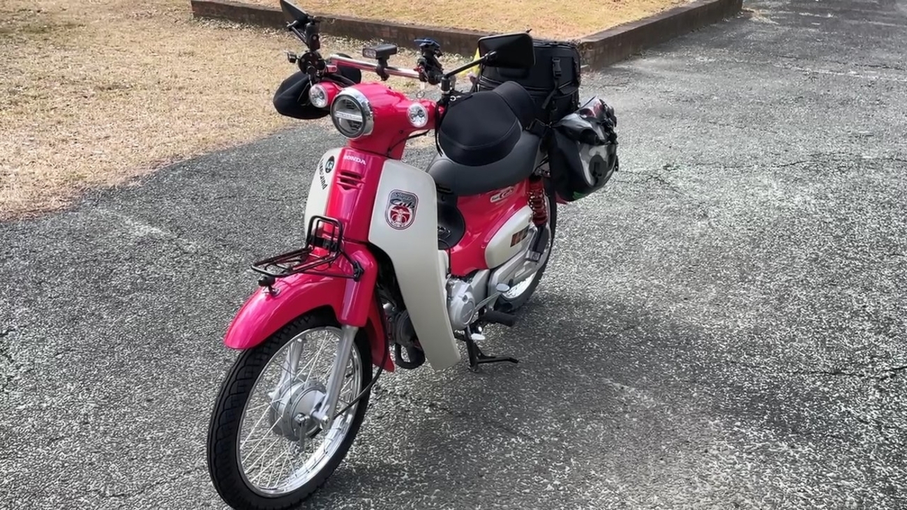 スーパーカブ110、その後のプチカスタム - 聖地巡礼のバイク旅