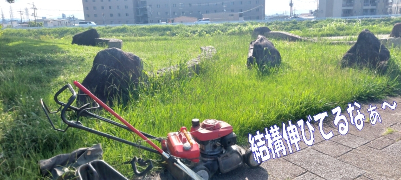 暑さと草刈りのジレンマ！地球温暖化の影響に迫る #環境　小畑川三角公園の草刈🌳「あちかった～！」でも木陰は涼しかった～ - いげのやま美化クラブ(kyoto　Japan）