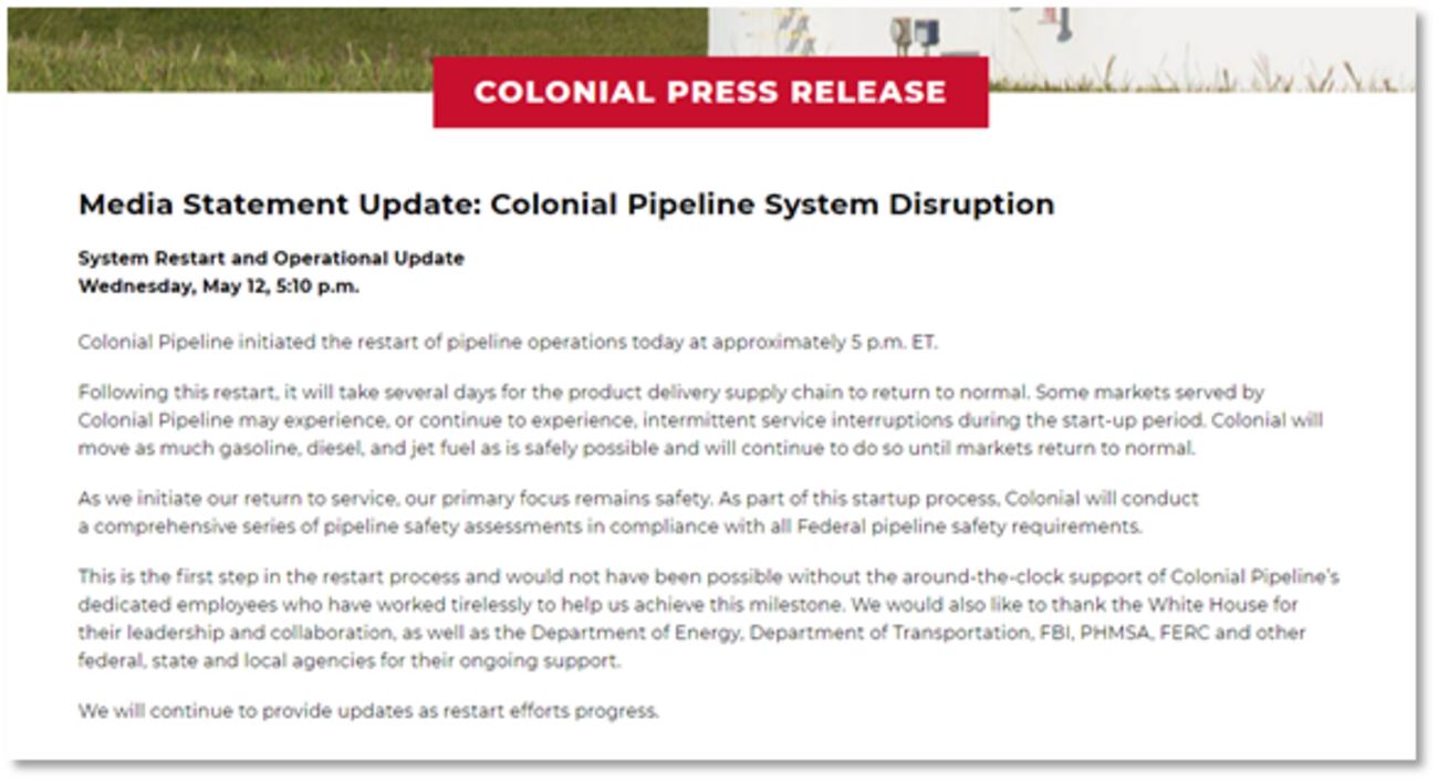 米石油パイプライン企業へのサイバー攻撃についてまとめてみた - piyolog