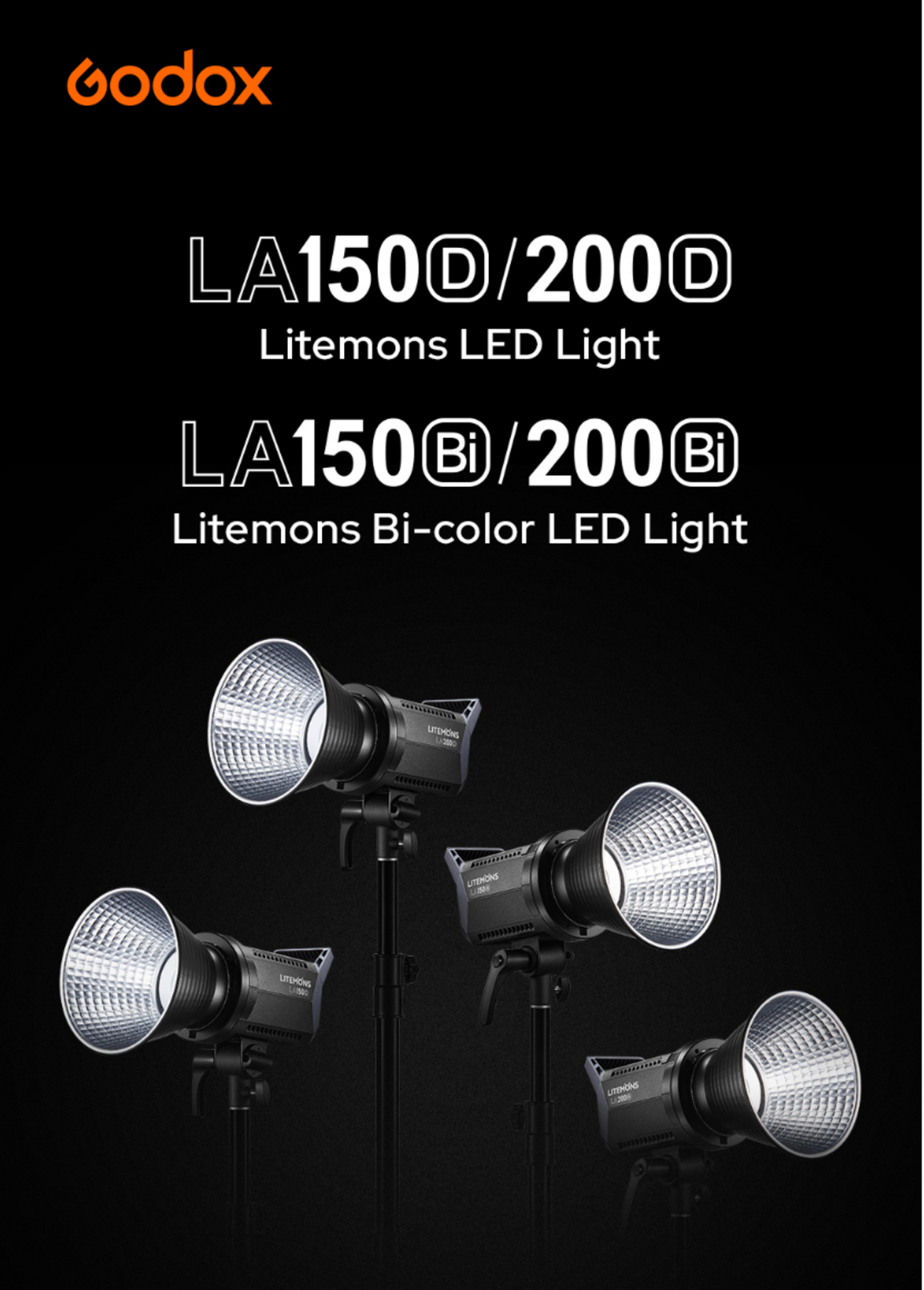Godox Litemons LA150D / LA200D / LA150Bi / LA200Bi - pepe