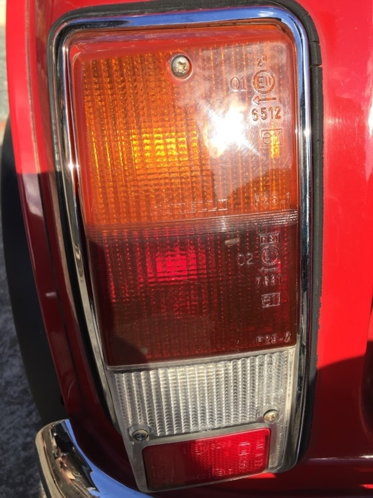 ローバーミニ テールランプ 左右セット Mk2用 ゴムパッキン付き 