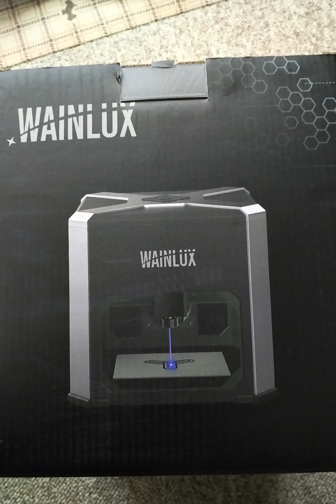 Wainlux K6 レーザー彫刻機 が届いた(5) 〜経年劣化か？とか工夫して 