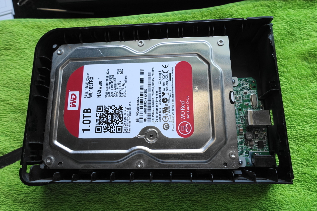 REGZAの外付けハードディスクの内蔵HDDが調子悪いので交換してみた 