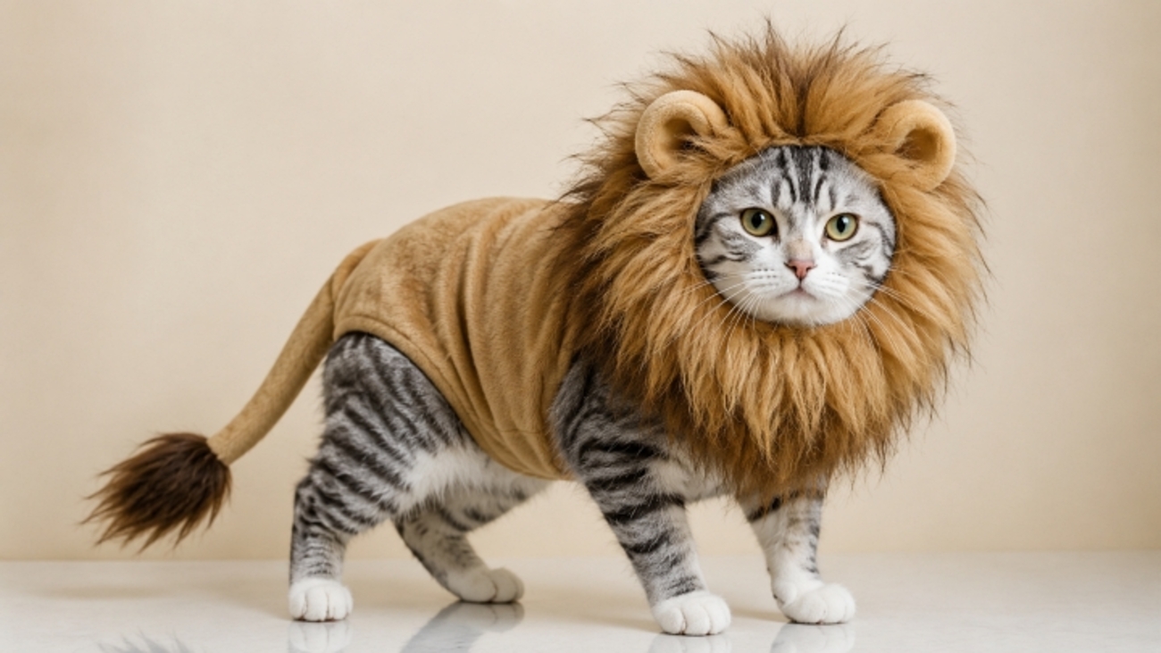 ライオンになった猫