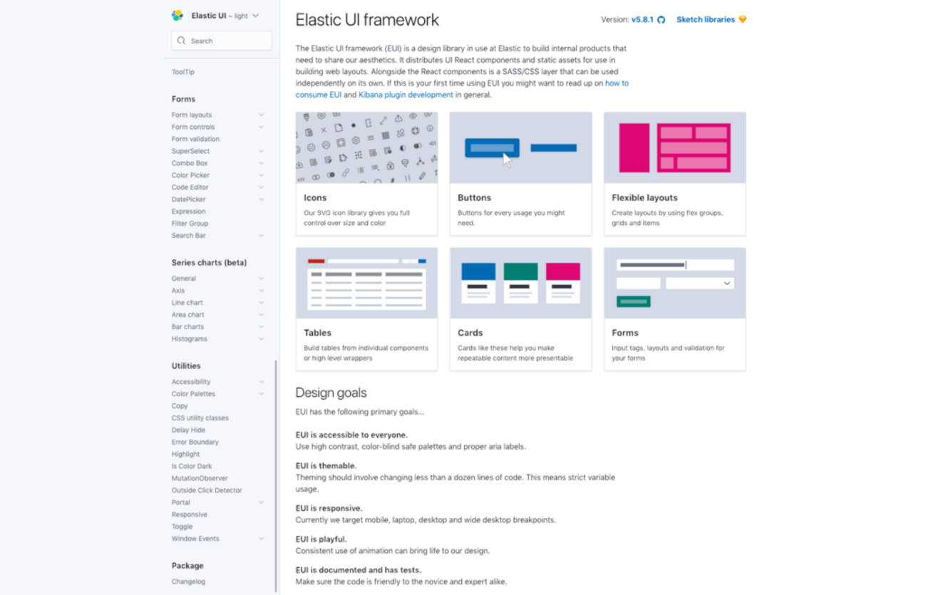 Elastic UI Frameworkのリポジトリは色々参考になりそうなので共有したい - りまりまだんの本拠地