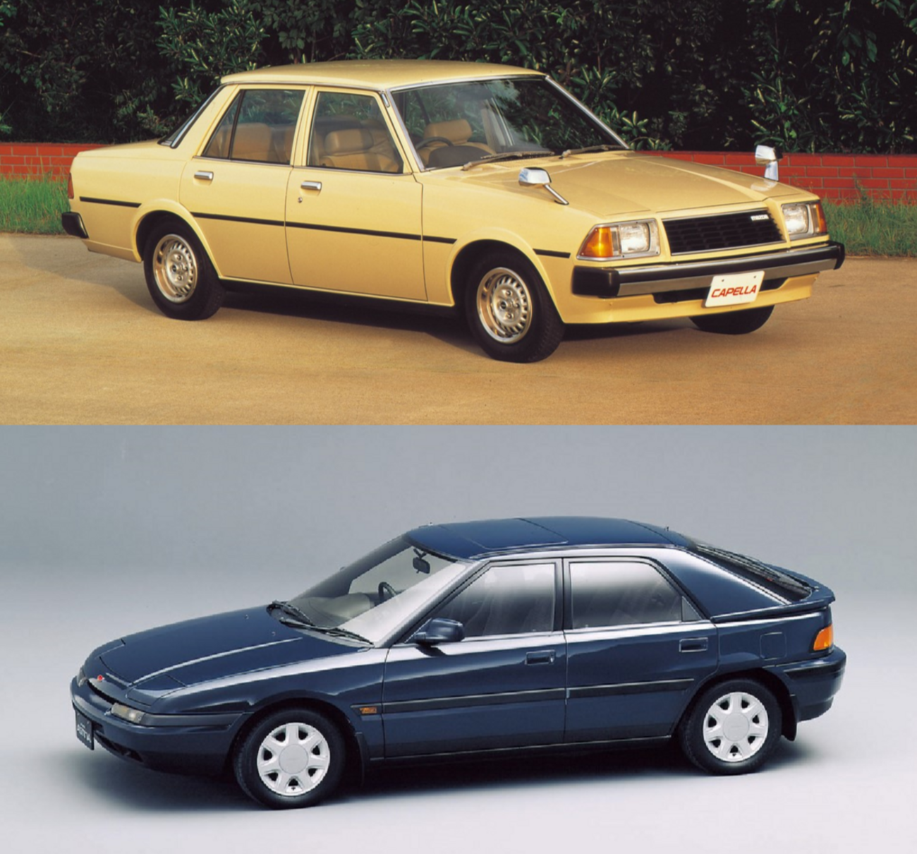 ほぼ新車状態（未登録車）の「MAZDA 323F（ファミリア アスティナ 