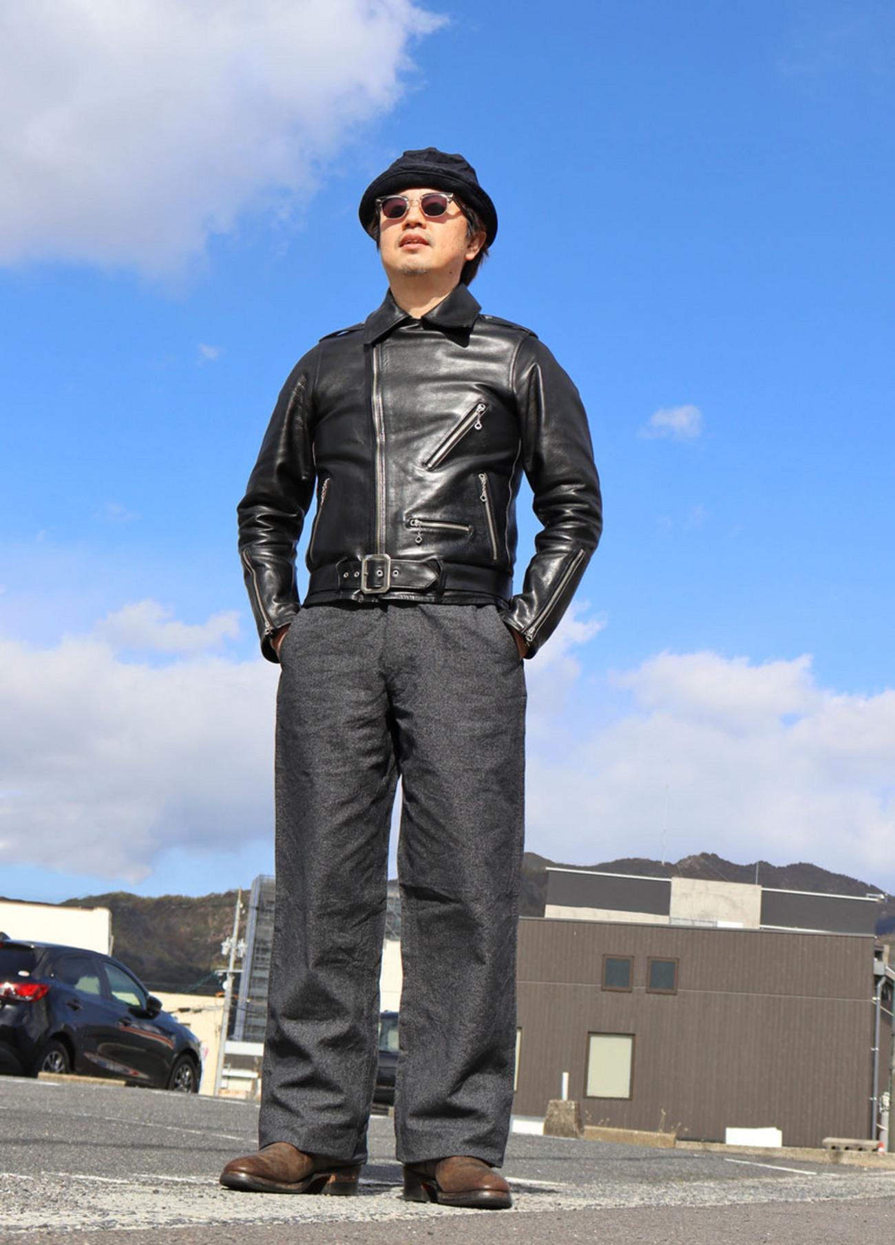 太めのブラックシャンブレーなら、 CUSHMAN / クッシュマン 22686 
