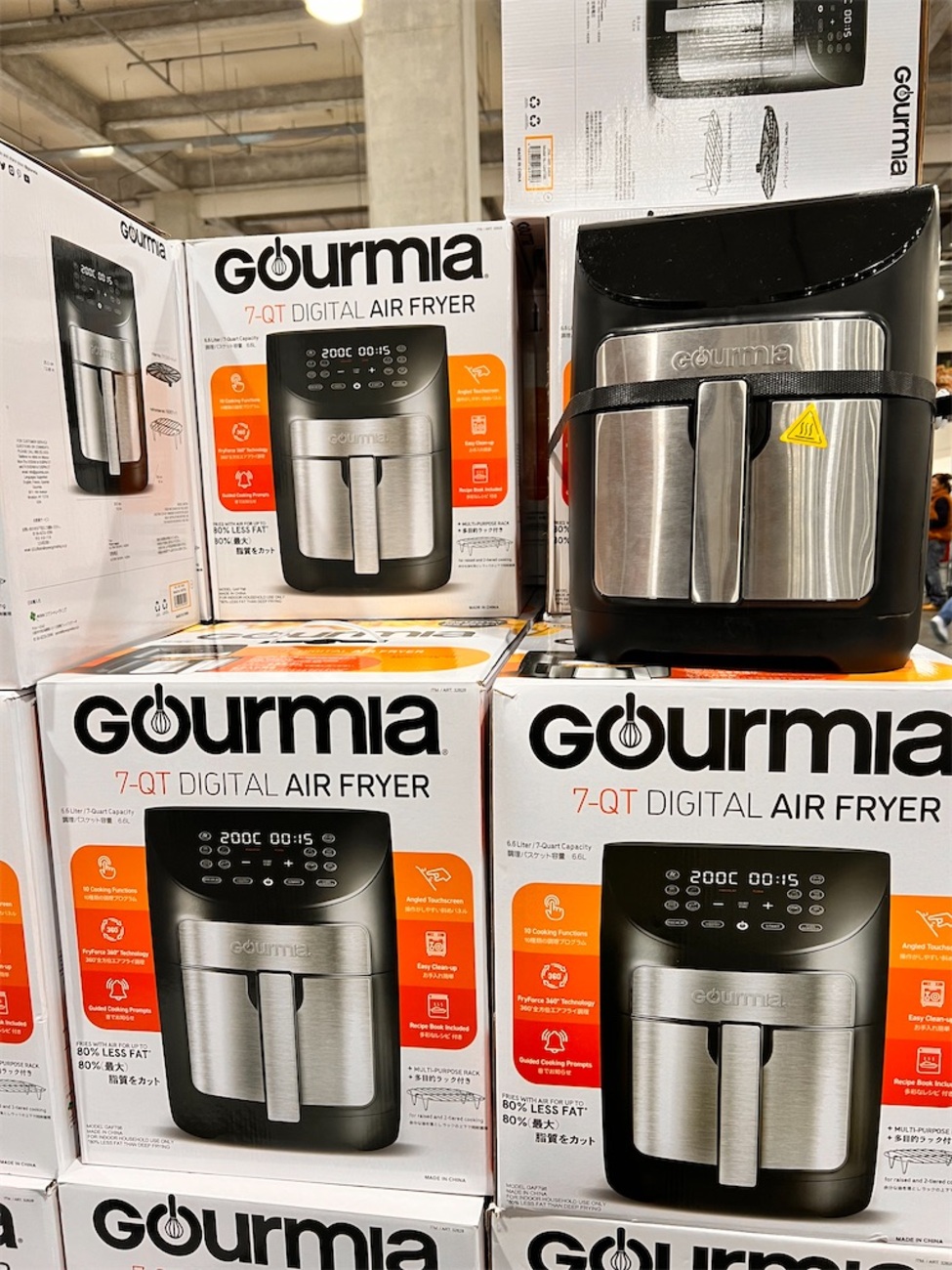 新品　コストコ GOURMIA デジタルエアーフライヤー GAF798 黒 Gourmia エアフライヤー コストコCOSTCO 黒