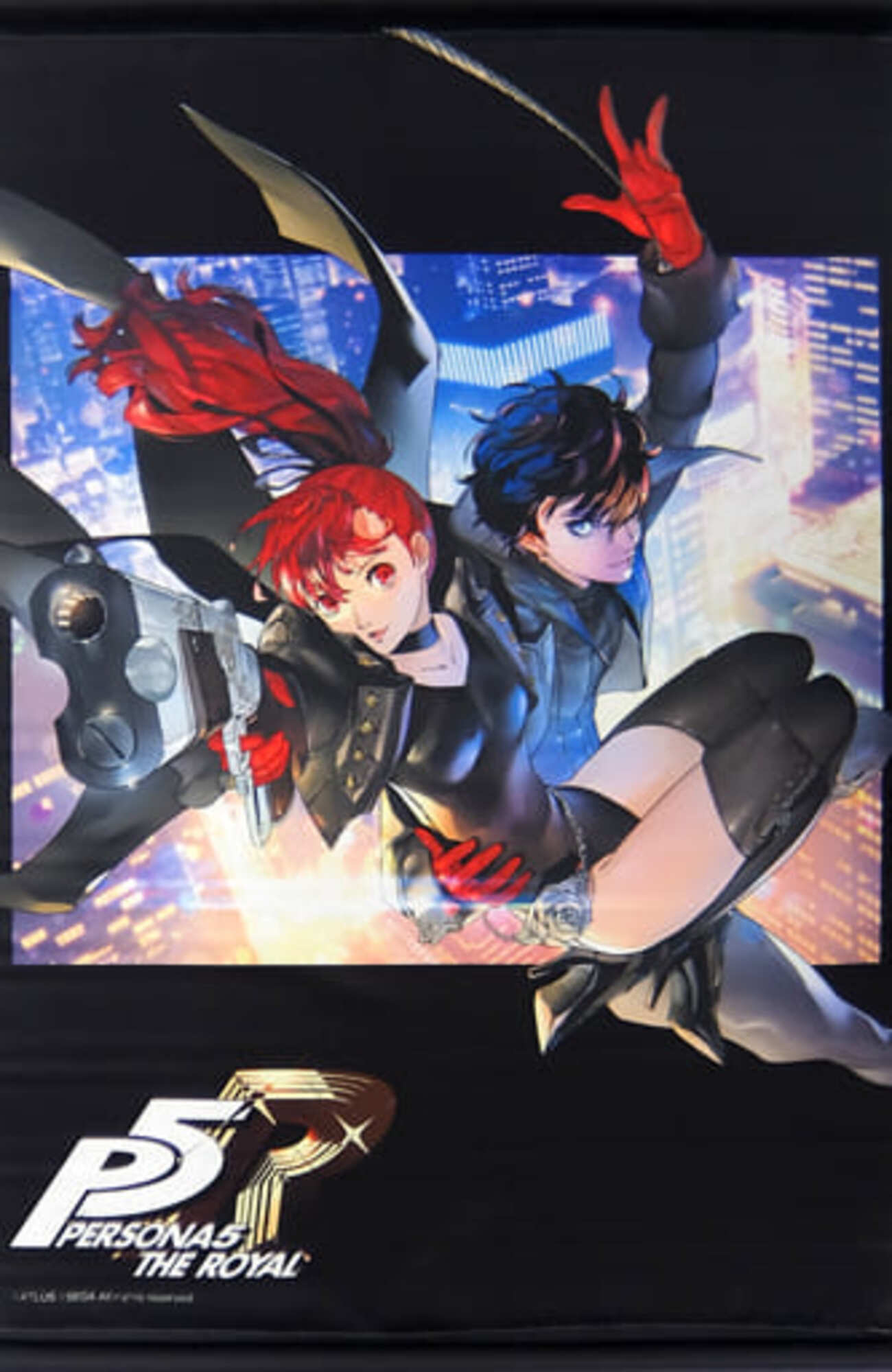 タペストリー　電撃描き下ろしタペストリー 「PS4ソフト ペルソナ5 ザ・ロイヤル」 電撃屋購入特典 backend=imagemagick;version=1;