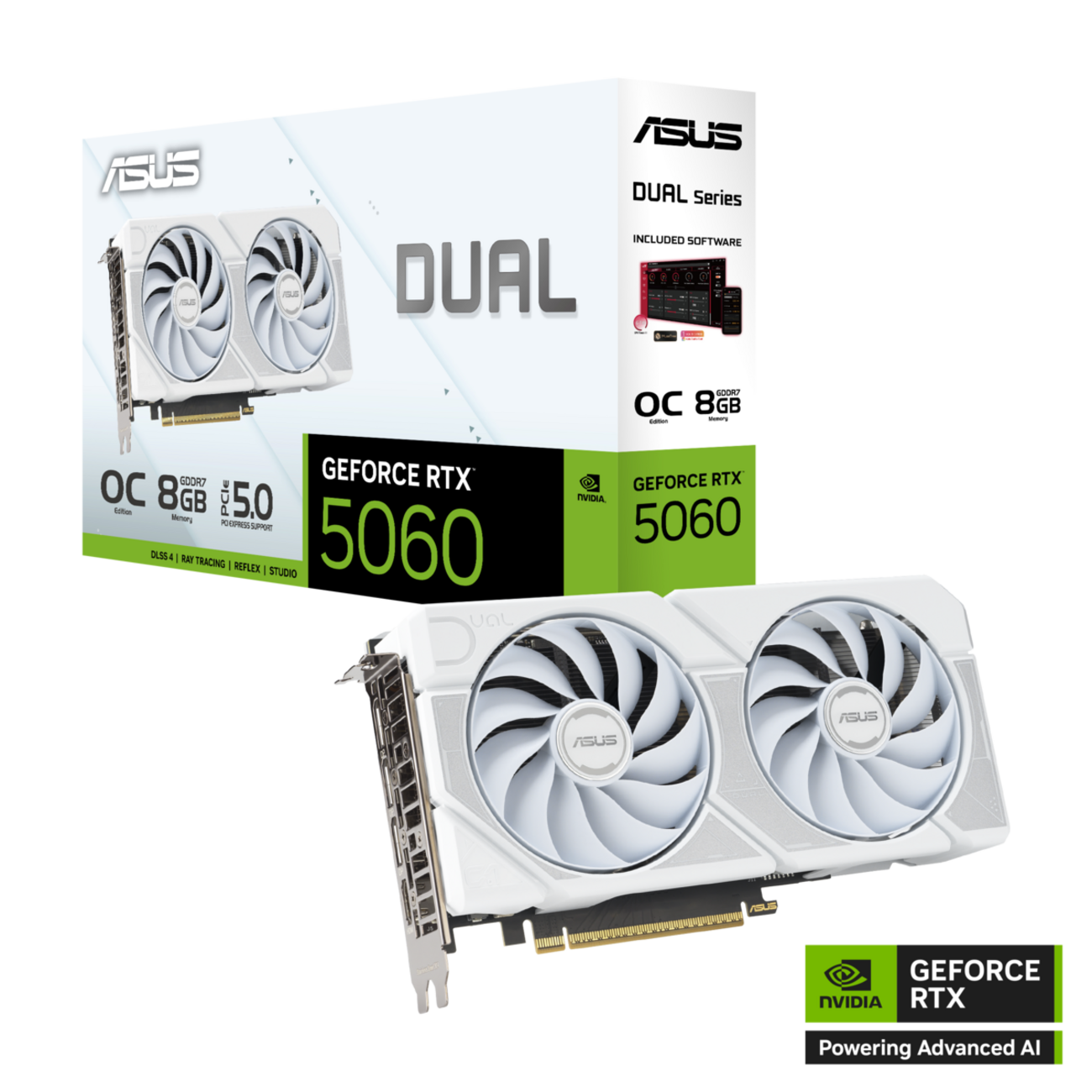 ASUS Dual GeForce RTX 5060 Ti / 5060 White OC｜白いグラボで組む 