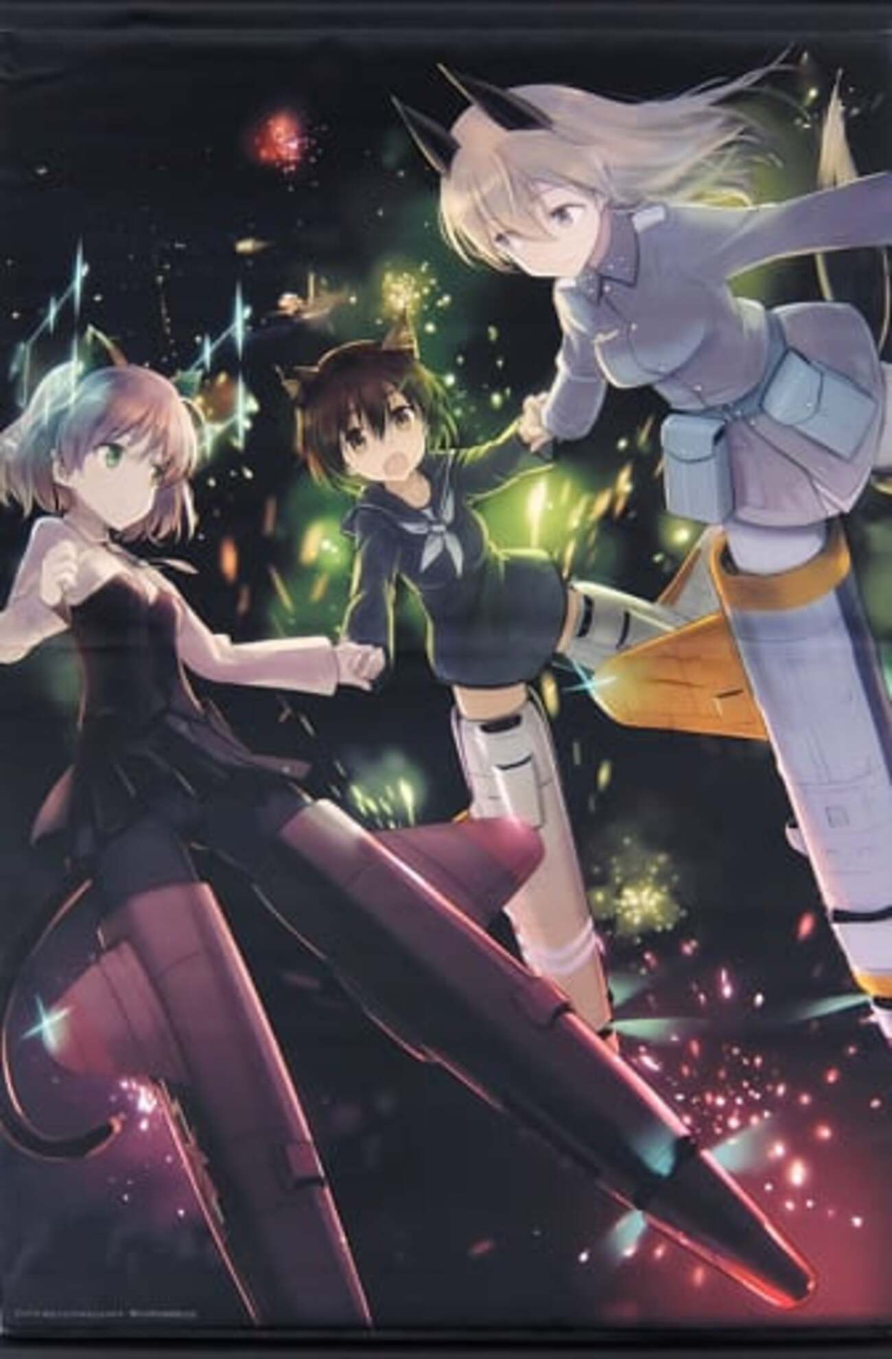 今ひかり＆エイラ＆サーニャ B1タペストリー 「くじ引き堂 ブレイブ 