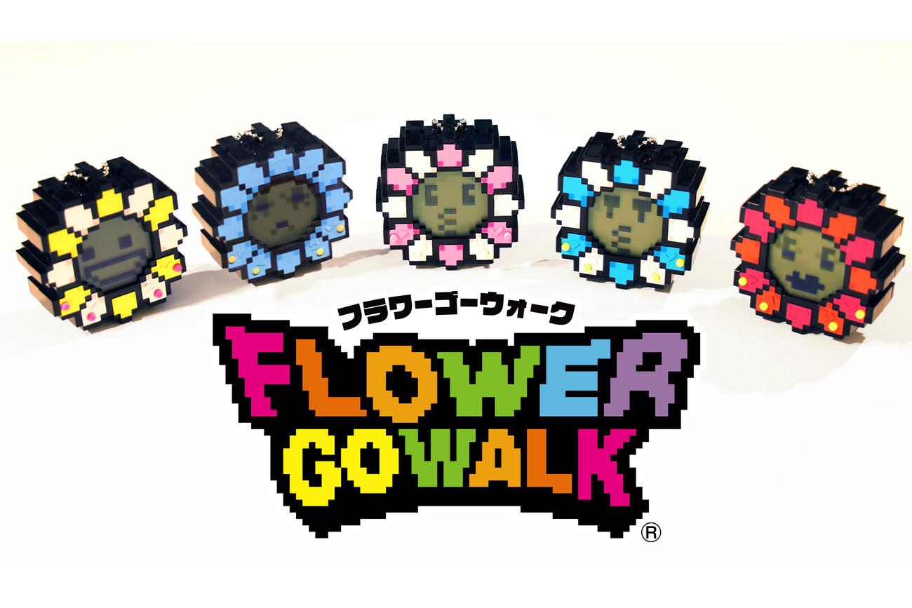 2個セットFLOWER GO WALK 村上隆　ゲーム機 Pink&White 2個セットFLOWER GO WALK 村上隆ゲーム機 Pink&White