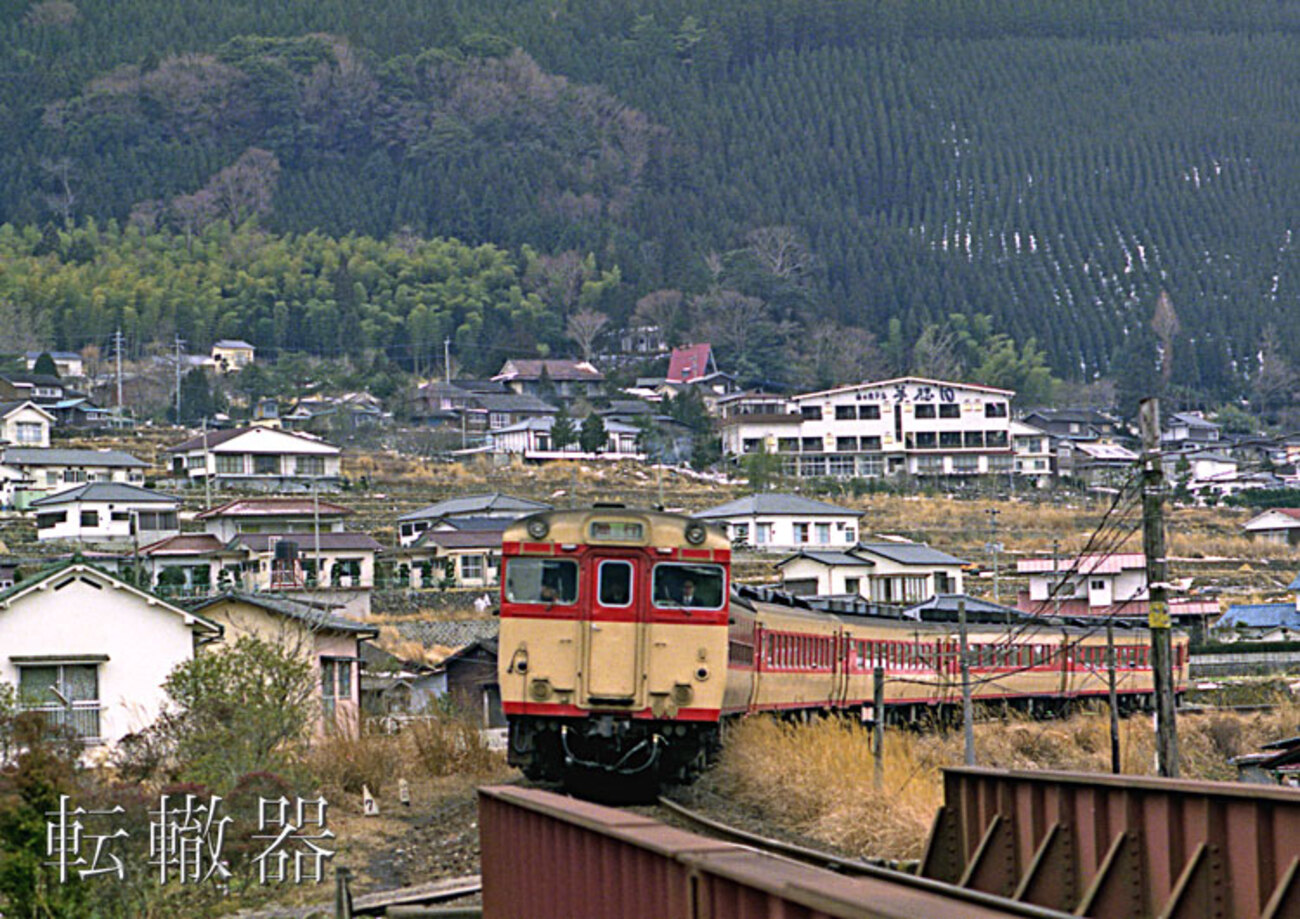 由布院 昭和56年冬 - 転轍器