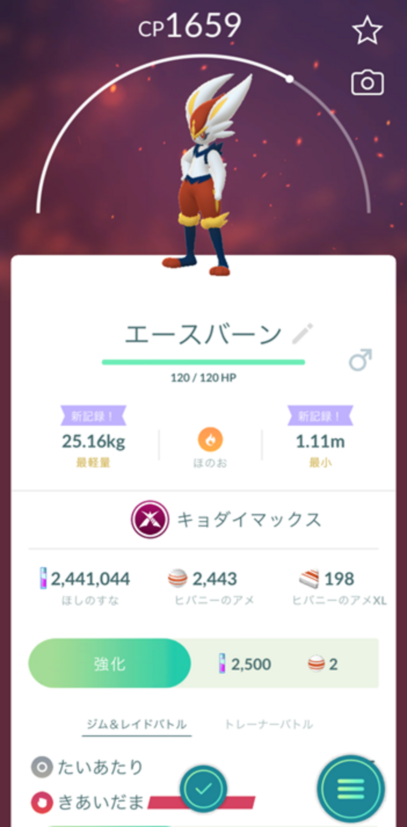 【ポケモンGO】「キョダイマックスエースバーン」に挑戦してきました!