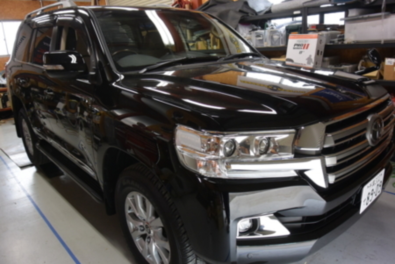 ヒッチメンバー取り付け ランクル200 ドロータイトヒッチメンバー