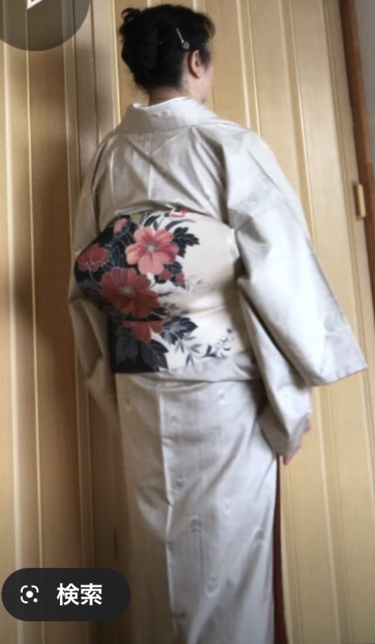 清水の舞台から飛び降りる覚悟で買った白大島とお花見コーデ - 貯め代 