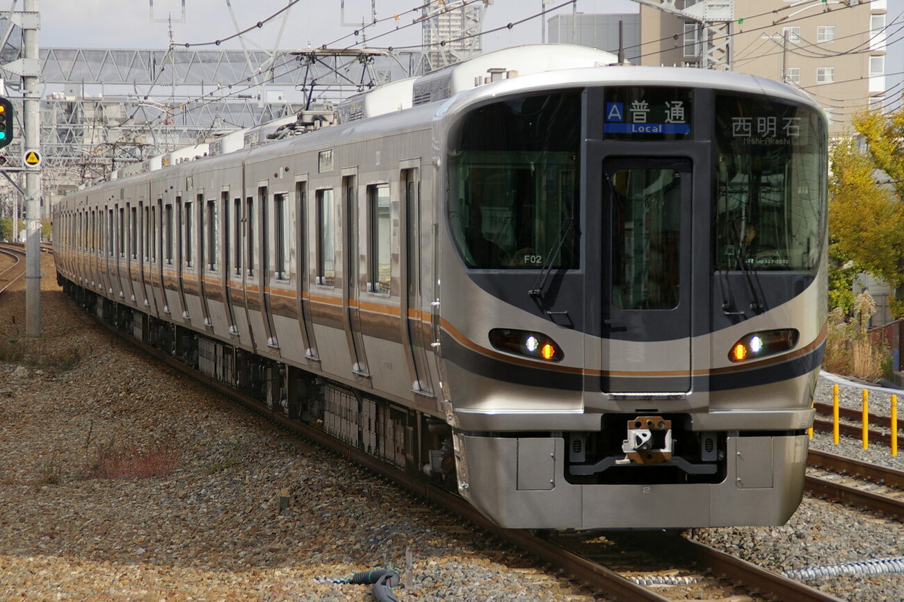 望 ウソ電:323系1000番台4ドア仕様 京阪神緩行線 - ウソ電800