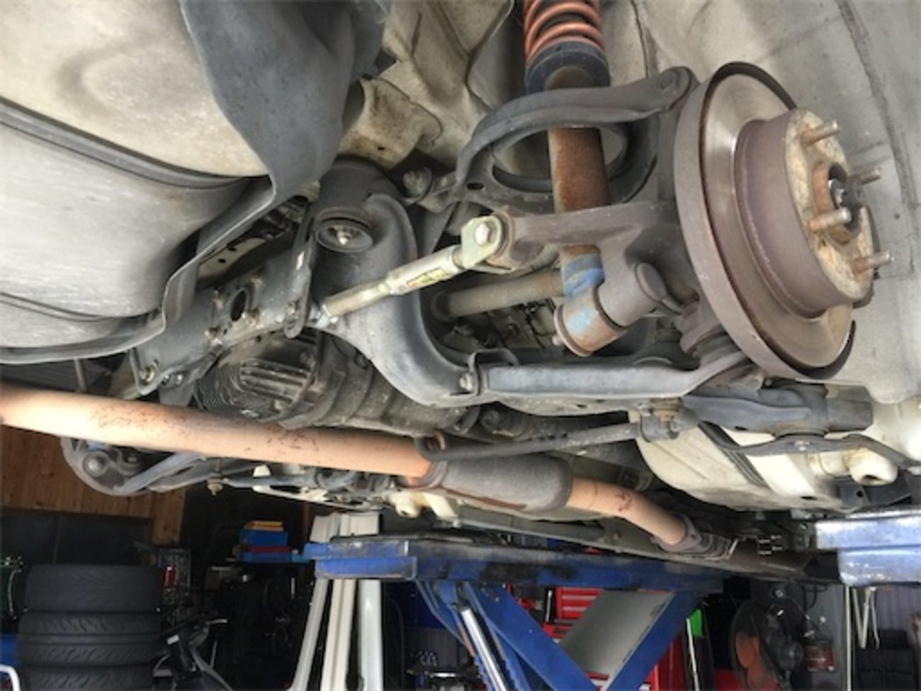 RPS13 S15リアメンバー 交換 & ハイキャス→トーコン加工 - マルチ 
