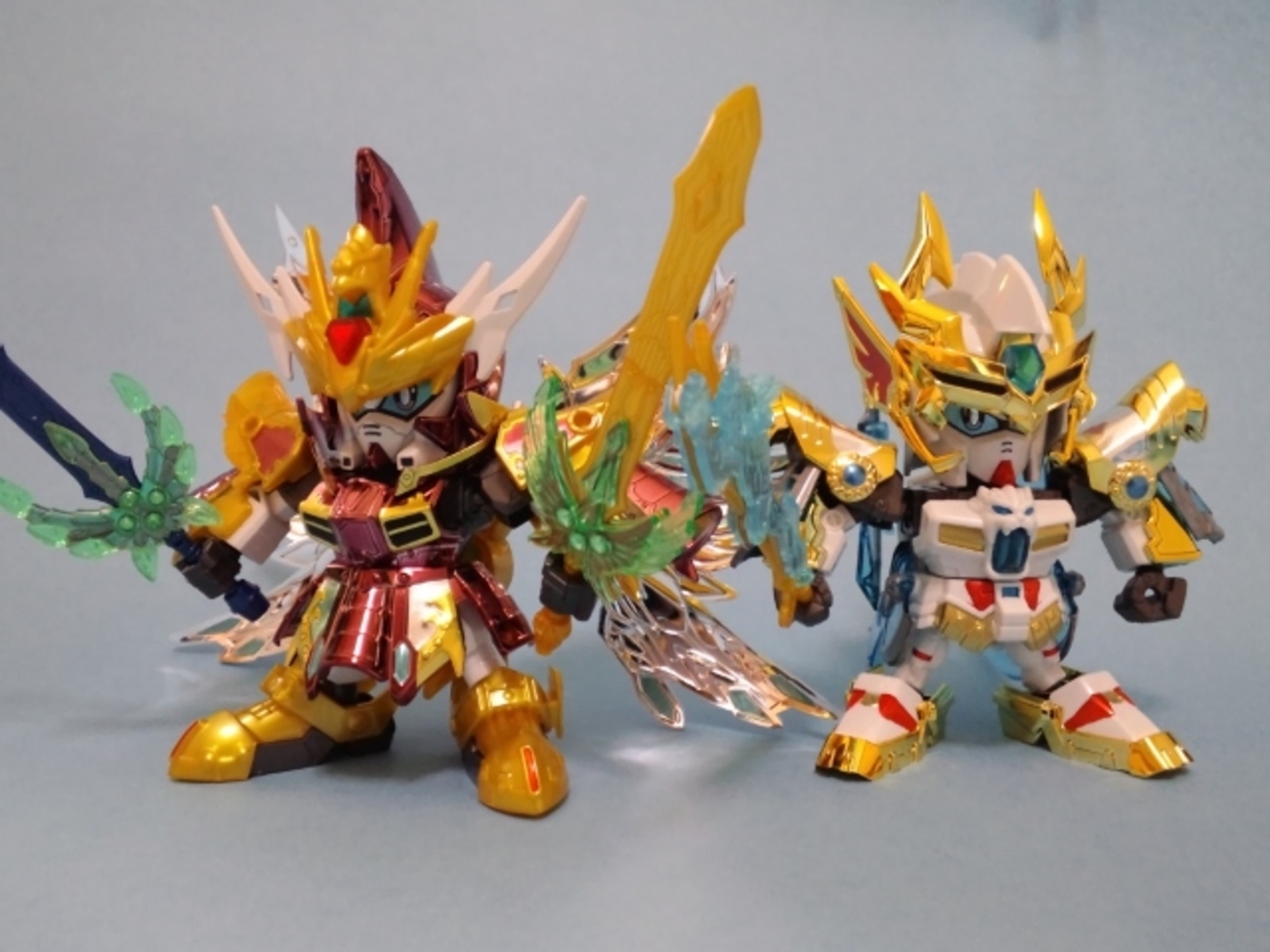 SDガンダム三国伝BBW 真 紅蓮装 曹操ガンダムVS猛虎装 孫権ガンダム 
