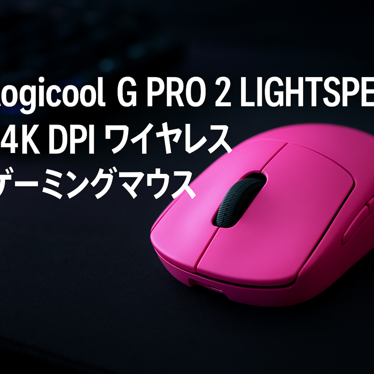Logicool G PRO 2 LIGHTSPEEDレビュー】44K DPI対応の最強ワイヤレス 