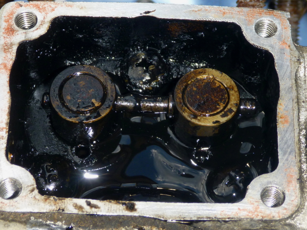 TS125RR 排気デバイス③-2 本格清掃(排気デバイス清掃組立) スズキ 