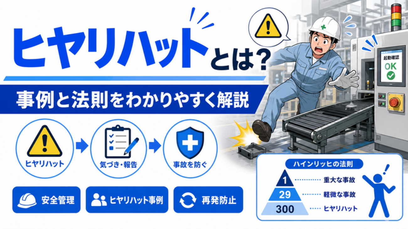 ヒヤリハットとは？事例と法則をわかりやすく解説 - Instant Engineering