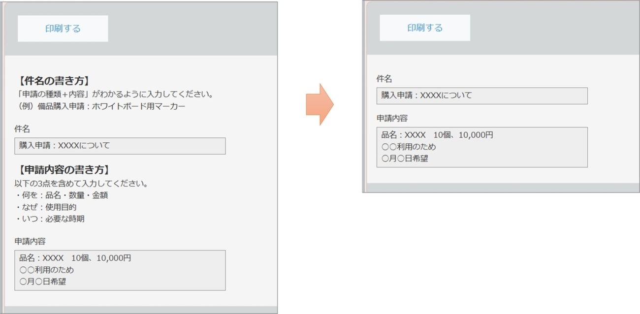 kintone】印刷時だけ特定の項目を非表示にする方法｜閲覧画面