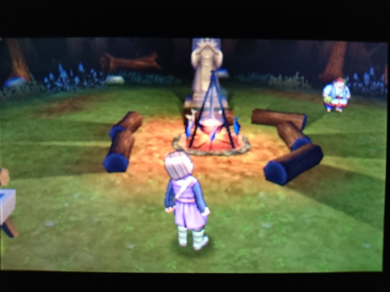 3DSドラクエ11感想】ドラクエ11のフィールドでキャンプをしよう！女神 