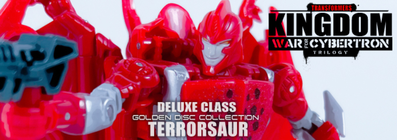 トランスフォーマージェネレーションズ　海外版テラザウラー レビュー：TFジェネレーションズ キングダム ゴールデンディスク